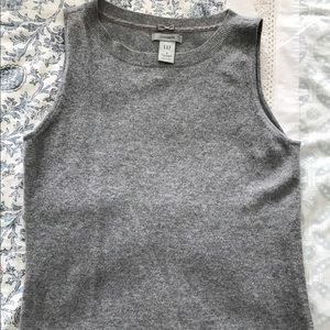 💯 cashmere sleeveless stop